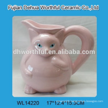 High quality ceramic water jug with fox pattern